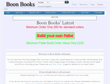 Tablet Screenshot of boonbooks.com